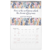 Stijlvol Inspirerend citaat Botanische Floral 2022 Kalender (Feb 2026)