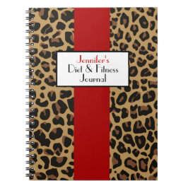 Stijlvol Jaguar Fur Pattern Custom Journal Notitieboek