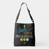Stijlvol JESUS Coffee Pickleball Crossbody Tas (Achterkant)