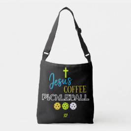 Stijlvol JESUS Coffee Pickleball Crossbody Tas