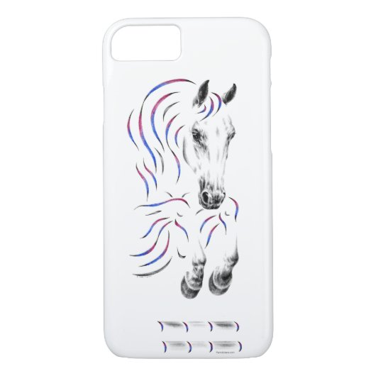 Stijlvol Jumping Jumper Horse Case-Mate iPhone Case (Achterkant)