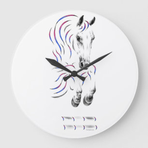 Stijlvol Jumping Jumper Horse Grote Klok