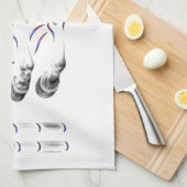 Stijlvol Jumping Jumper Horse Theedoek (Quarter Fold)