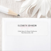 Stijlvol kalligrafiescript Eenvoudig meisjesroze l Etiket (Insitu)