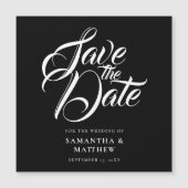 Stijlvol kalligrafiescript sparen de Datum (Voorkant)