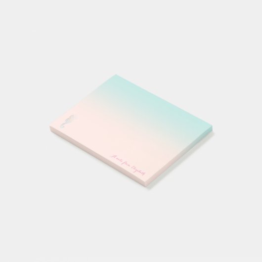 Stijlvol, kalmerend, persoonlijk post-it® notes (Schuin)