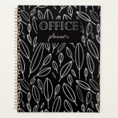 Stijlvol kantoor zwart wit planner (Voorkant)