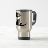 stijlvol kat reismodebok reisbeker (Voorkant rechts)