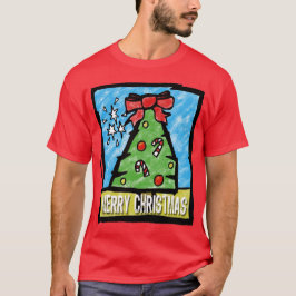 Stijlvol kerstbomen met Cartoon T-shirt