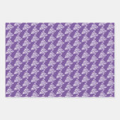 Stijlvol kerstboomontwerp inpakpapier vel (Voorkant 2)