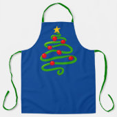 Stijlvol kerstboomSchort Schort (Voorkant)