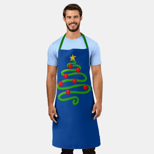 Stijlvol kerstboomSchort Schort (Gedragen)