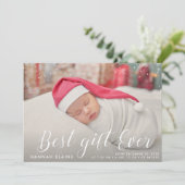 stijlvol kerstfeest aankondiging (Staand voorkant)