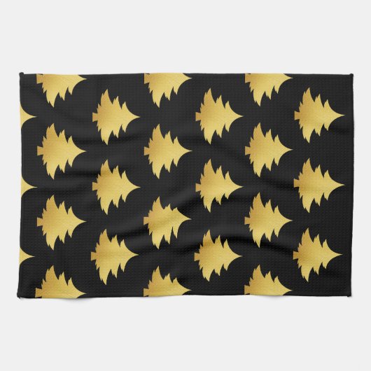 Stijlvol kerstfeest theedoek (Horizontaal)