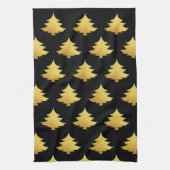 Stijlvol kerstfeest theedoek (Verticaal)