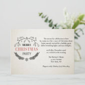  stijlvol kerstfeest voor Briefkaart (Staand voorkant)