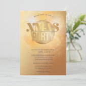 Stijlvol kerstfeest voor kerstfeest kaart (Staand voorkant)