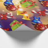 Stijlvol kerstinpakpapier cadeaupapier (Hoek)