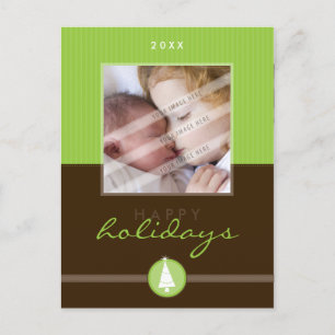 STIJLVOL KERSTMIS BRIEFKAART :: stripedstitch 6P
