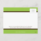 STIJLVOL KERSTMIS BRIEFKAART :: stripedstitch 6P (Achterkant)