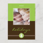 STIJLVOL KERSTMIS BRIEFKAART :: stripedstitch 6P (Voorkant)