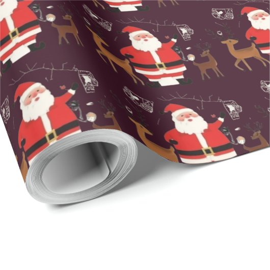 Stijlvol kerstpapier cadeaupapier (Rol Hoek)