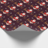 Stijlvol kerstpapier cadeaupapier (Hoek)