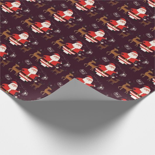 Stijlvol kerstpapier cadeaupapier (Hoek)