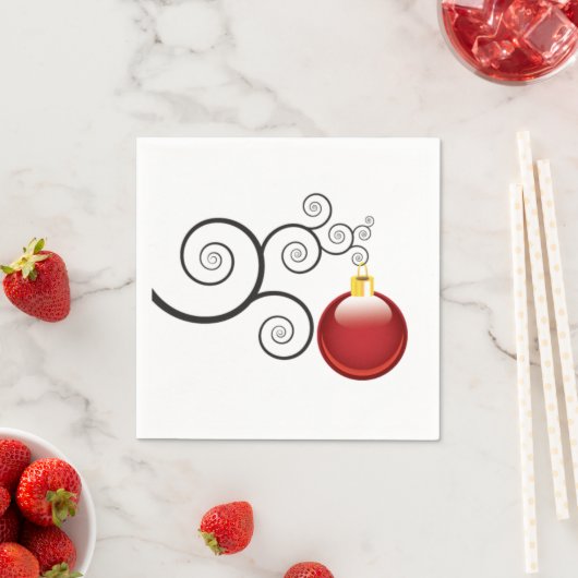 Stijlvol kerstversiering servetten (Insitu)