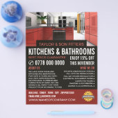 Stijlvol keukenontwerp, keuken- en badkamer Fitter Flyer (Enkel)