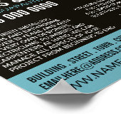 Stijlvol keukenontwerp, keuken- en badkamer Fitter Poster (Hoek)