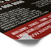 Stijlvol keukenontwerp, keuken- en badkamer Fitter Poster (Hoek)