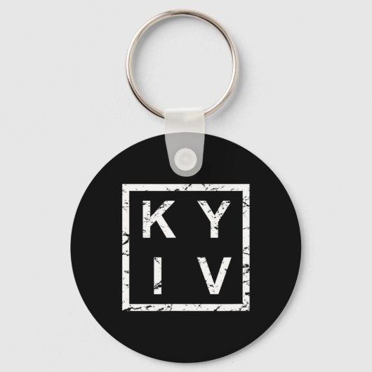 Stijlvol Kiev Kyiv Sleutelhanger (Voorkant)