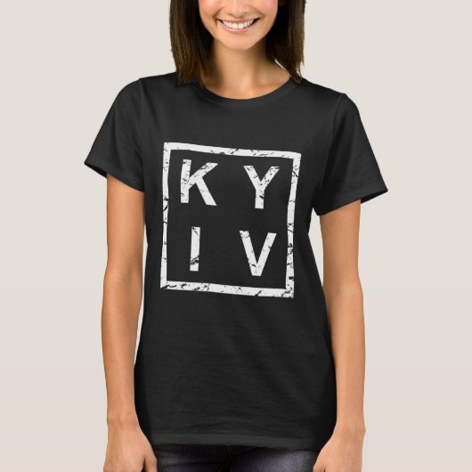 Stijlvol Kiev Kyiv T-shirt (Voorkant)