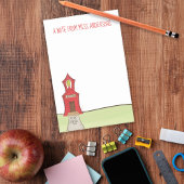 Stijlvol klaslokaal van de leerschool post-it® notes