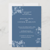 Stijlvol klassiek kalligrafiescript, eenvoudig ele kaart (Voorkant)