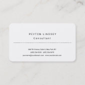 Stijlvol klassiek professioneel ontwerp visitekaartje (Voorkant)