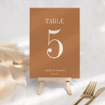Stijlvol Klassiek Terracotta Elegant Simple Weddin Kaart<br><div class="desc">Stijlvol klassieke typografie elegant eenvoudig weddenschap in Terracotta</div>