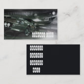 Stijlvol klassiek visitekaartje voor motorvoertuig (Voorkant / Achterkant)