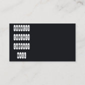 Stijlvol klassiek visitekaartje voor motorvoertuig (Achterkant)