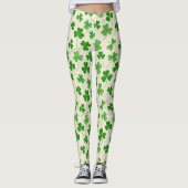 Stijlvol klaverblad leggings (Voorkant)