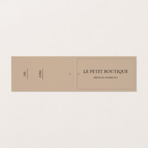 Stijlvol kleding Boutique Hanging Price Label Visitekaartje