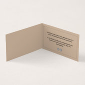 Stijlvol kleding Boutique Hanging Price Label Visitekaartje (Binnen)