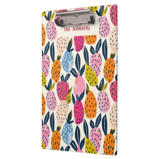 Stijlvol klembord, fruitontwerp, duurzaam) klembord (Links)