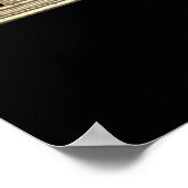 Stijlvol kleurenpalm poster (Hoek)