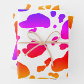 Stijlvol kleurenpatroon Pop Inpakpapier Vel (In situ)