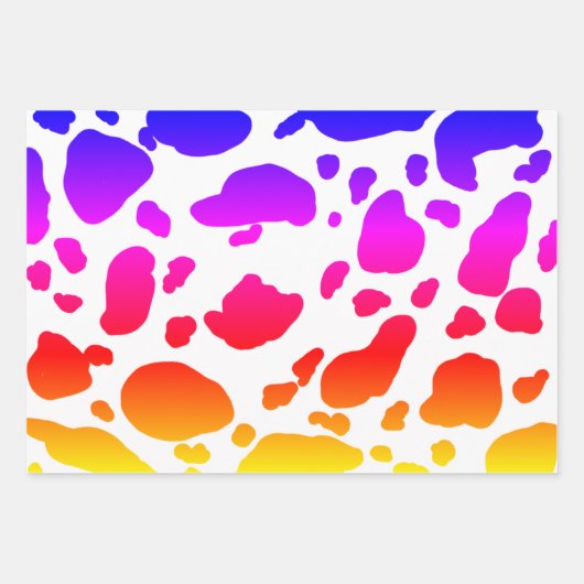 Stijlvol kleurenpatroon Pop Inpakpapier Vel (Voorkant)