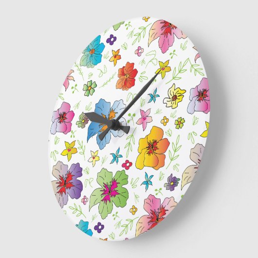 Stijlvol, kleurrijk ontwerp van het ventilatorpatr grote klok (Hoek)