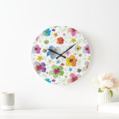 Stijlvol, kleurrijk ontwerp van het ventilatorpatr grote klok (Huis)