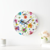 Stijlvol, kleurrijk ontwerp van het ventilatorpatr grote klok (Huis)